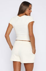 11th Street Sweet Kisses Lounge Shorts Cake Batter