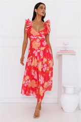 Inspired By Dreams Maxi Dress Orange