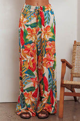 Marula Wide Leg Drawstring Pants Botanical