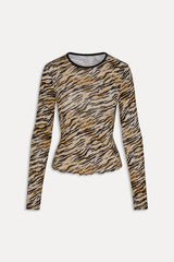 Joy Long Sleeve Sleep Shirt - Tiger