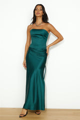 LIONESS Aniston Corset Green Pinstripe
