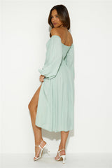 Want To Dance Midi Dress Sage