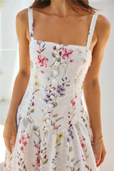 Whimsical Charm Maxi Dress Print