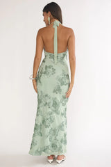Kirralée Embellished Maxi Dress Aqua