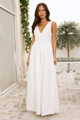 Love In The Maldives Maxi Dress White