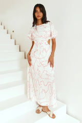 On The Move Maxi Dress Pink
