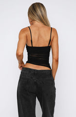 Sugar Honey Top Black